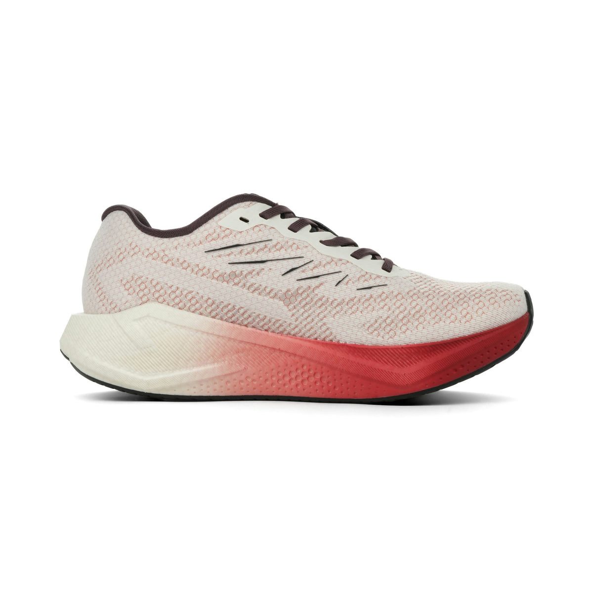 Salomon Aero Blaze 4 Women in white and red – side view with red fade in the midsole