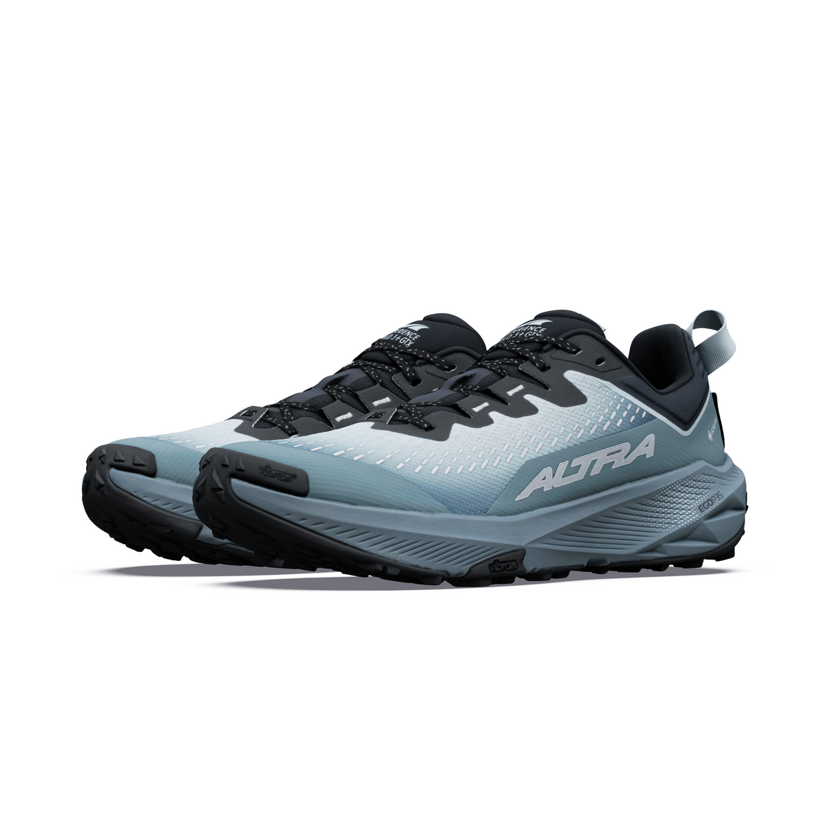 Altra Experience Wild 3+ GTX Men in grey-blue – pair, front three-quarter view