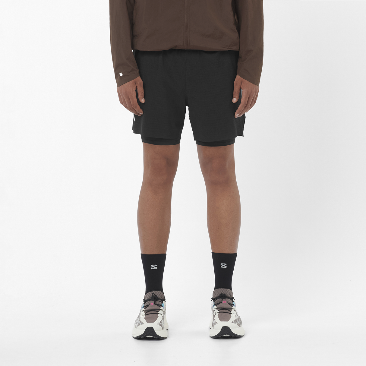 Salomon Sense Aero 2-in-1 Trail 5" Shorts Heren
