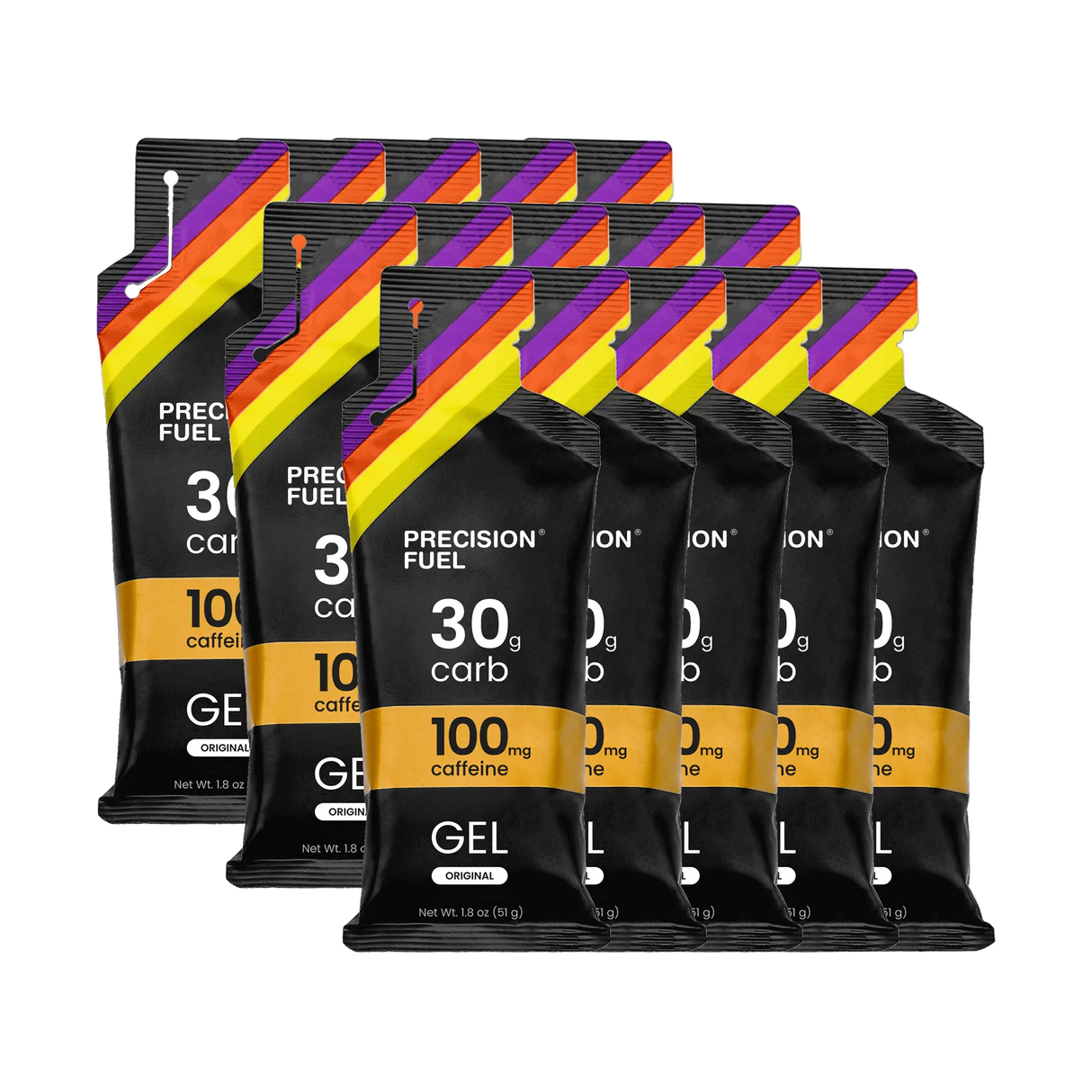Precision Hydration | PF 30 Caffeine Gel | Energie Gel | 30g Koolhydraten