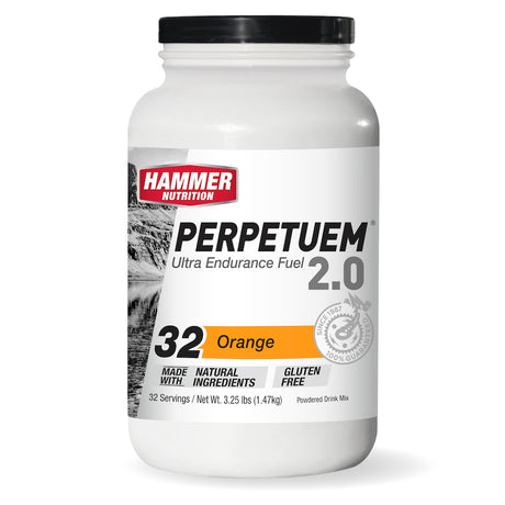 Hammer Nutrition | Perpetuem 2.0 | Ultra Sportdrank met Caffeine | 32 Porties | Trail.nl