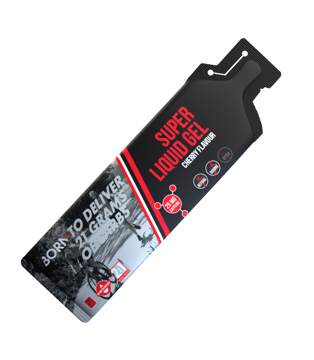 Born | Super Liquid Gel | Energy Gel | 21 Gram Carbs | Trail.nl