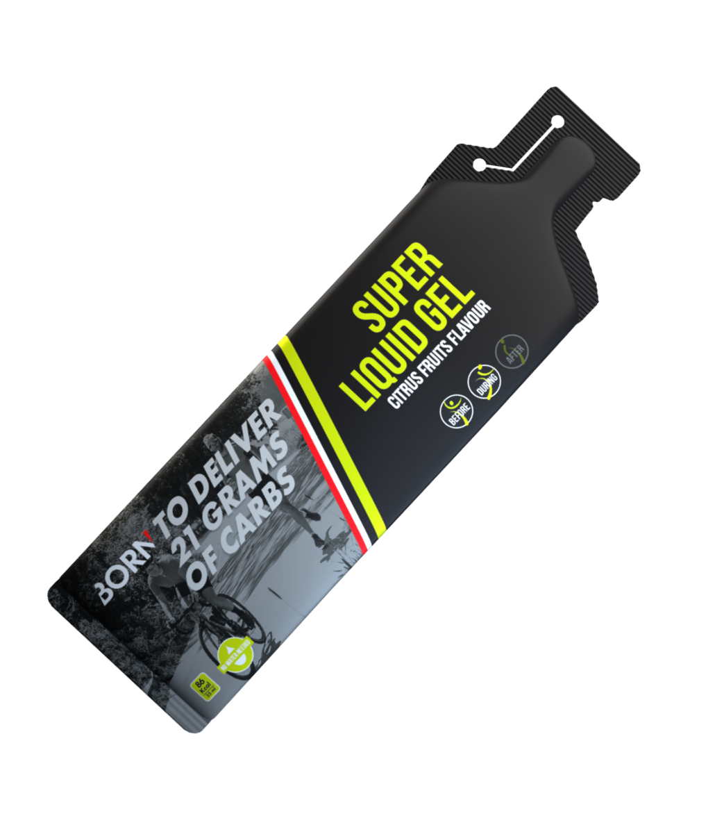 Born | Super Liquid Gel | Energy Gel | 21 Gram Carbs | Trail.nl