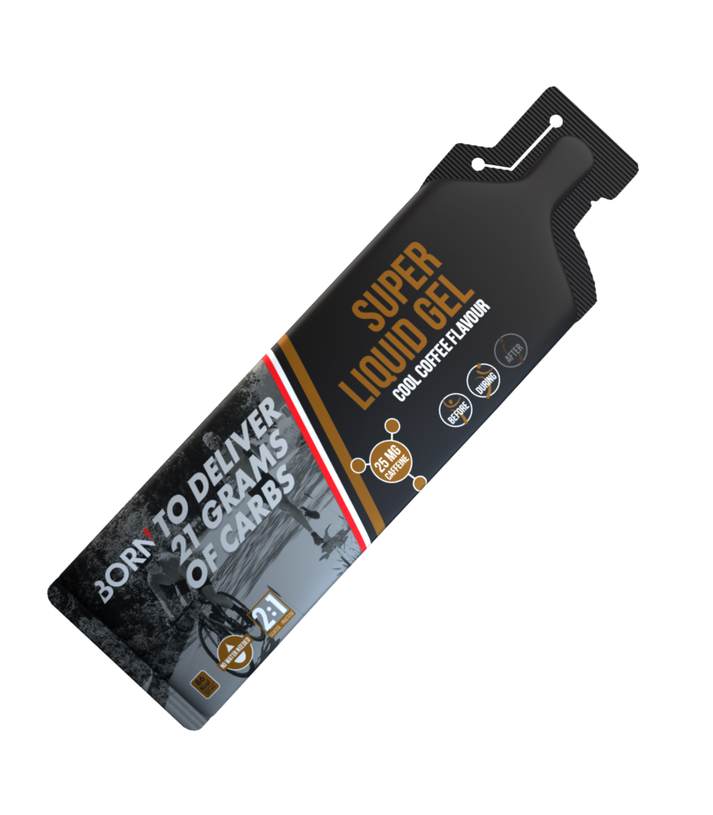 Born | Super Liquid Gel | Energy Gel | 21 Gram Carbs | Trail.nl