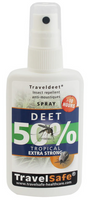 Travelsafe | TravelDEET 50% | Spray tegen muggen en teken | Trail.nl