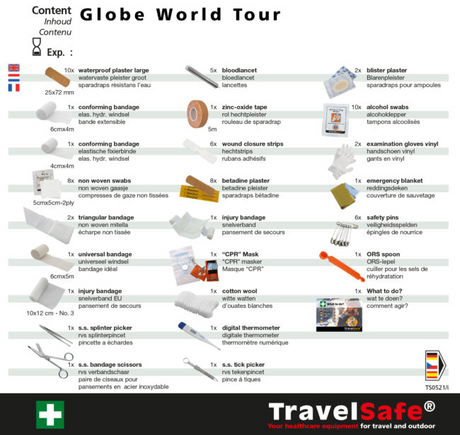Travelsafe | Globe World Tour | EHBO-kit | Trail.nl