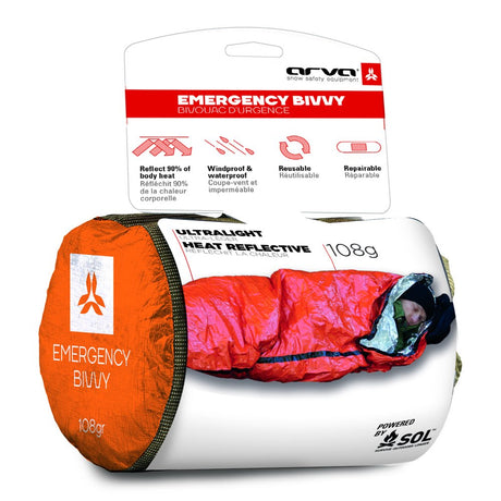 Arva | Emergency Bivvy | Overlevingszak | 108 Gram | Trail.nl