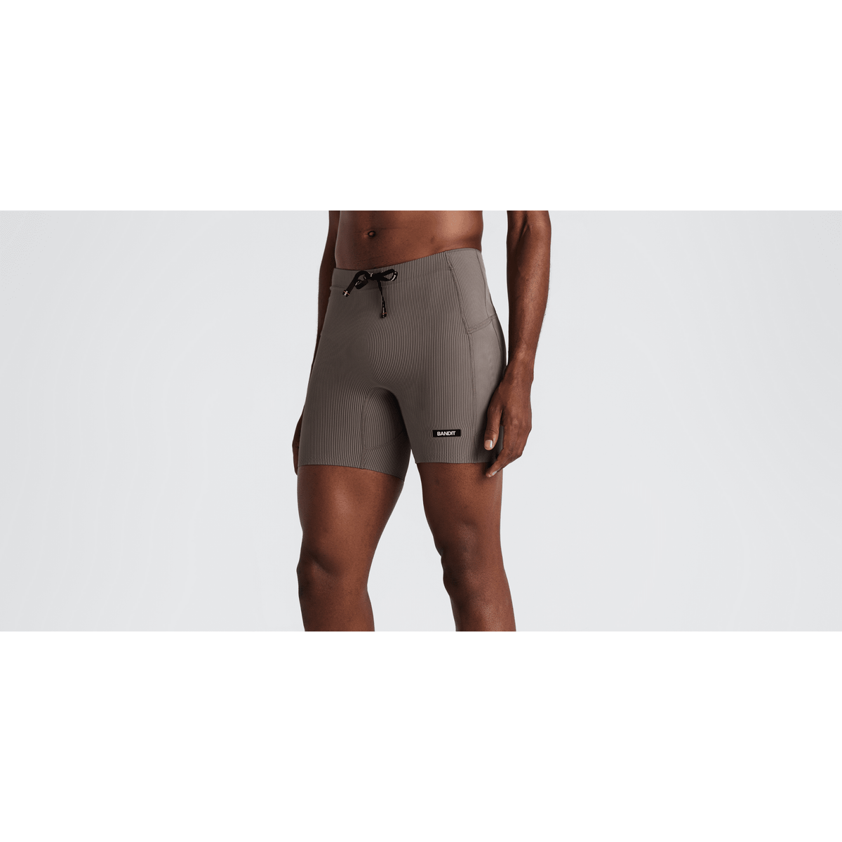 Bandit Striped Cadence Quarter Tights Heren - Trail.nl