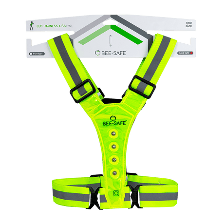 Bee Safe | Led Harness USB | Reflectievest | Trail.nl