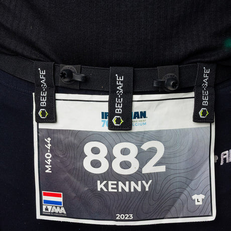 Bee Safe | Startnumber Belt Magnets | Startnummerband - Trail.nl