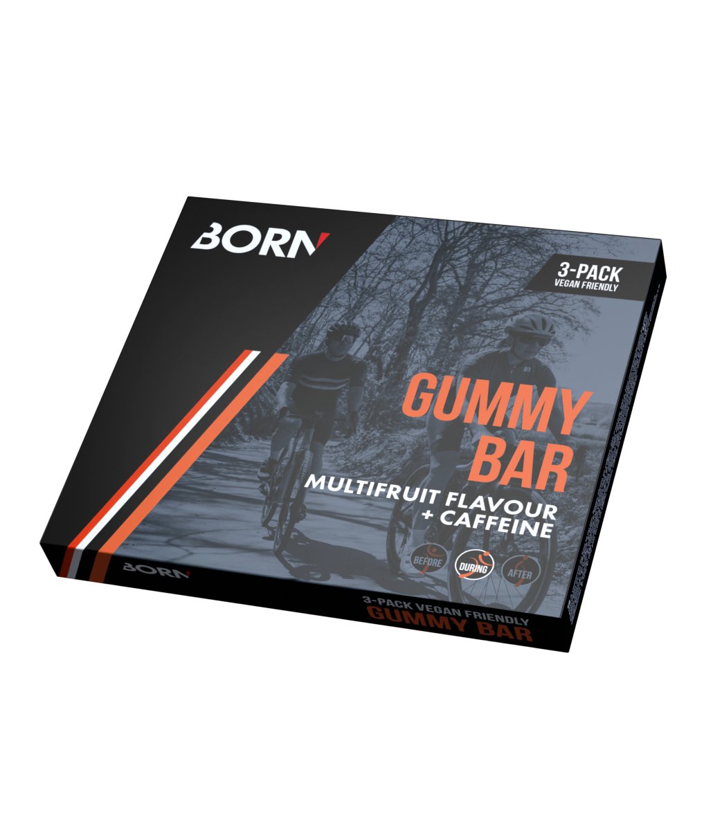 Born | Gummy Bar (3-pack) | Energy Chews | 24 Gram Carbs | Trail.nl