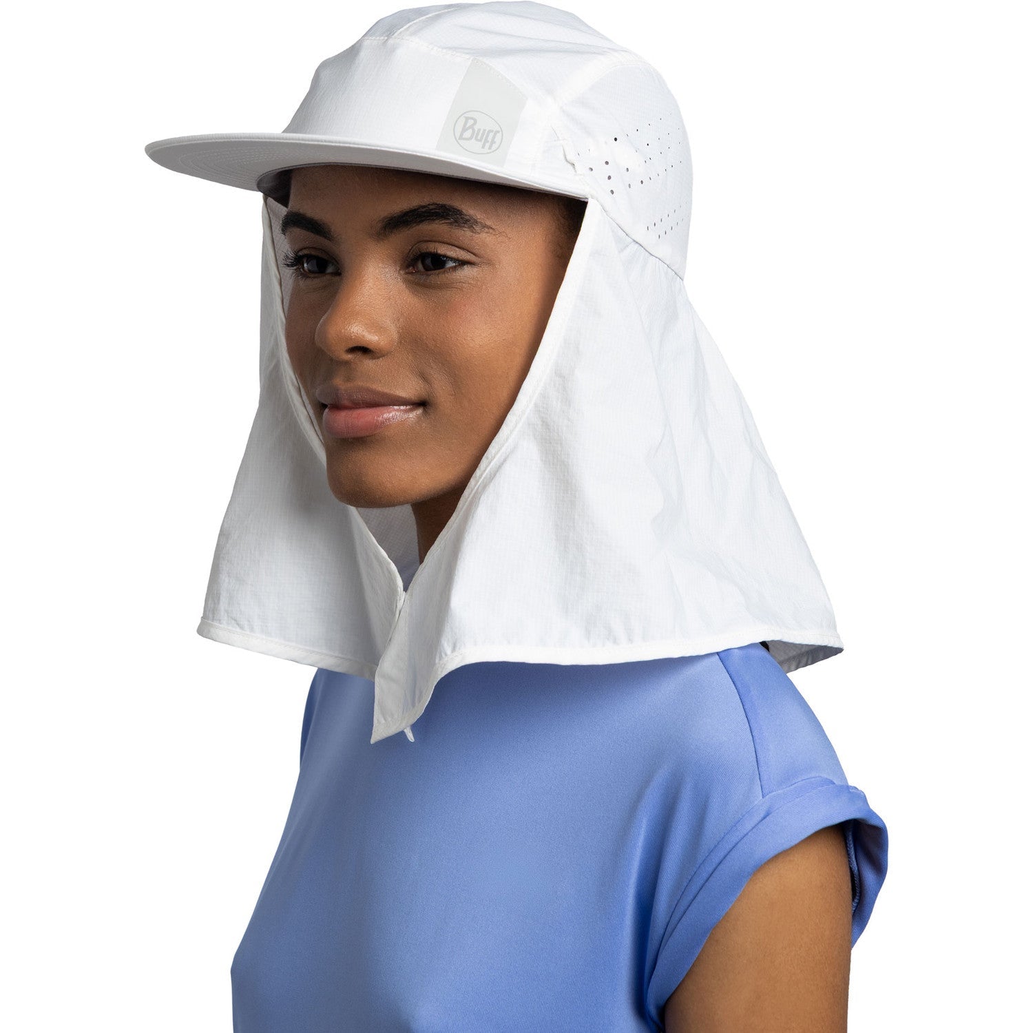 Buff Desert Cap with Neck Protection - Desert Hat