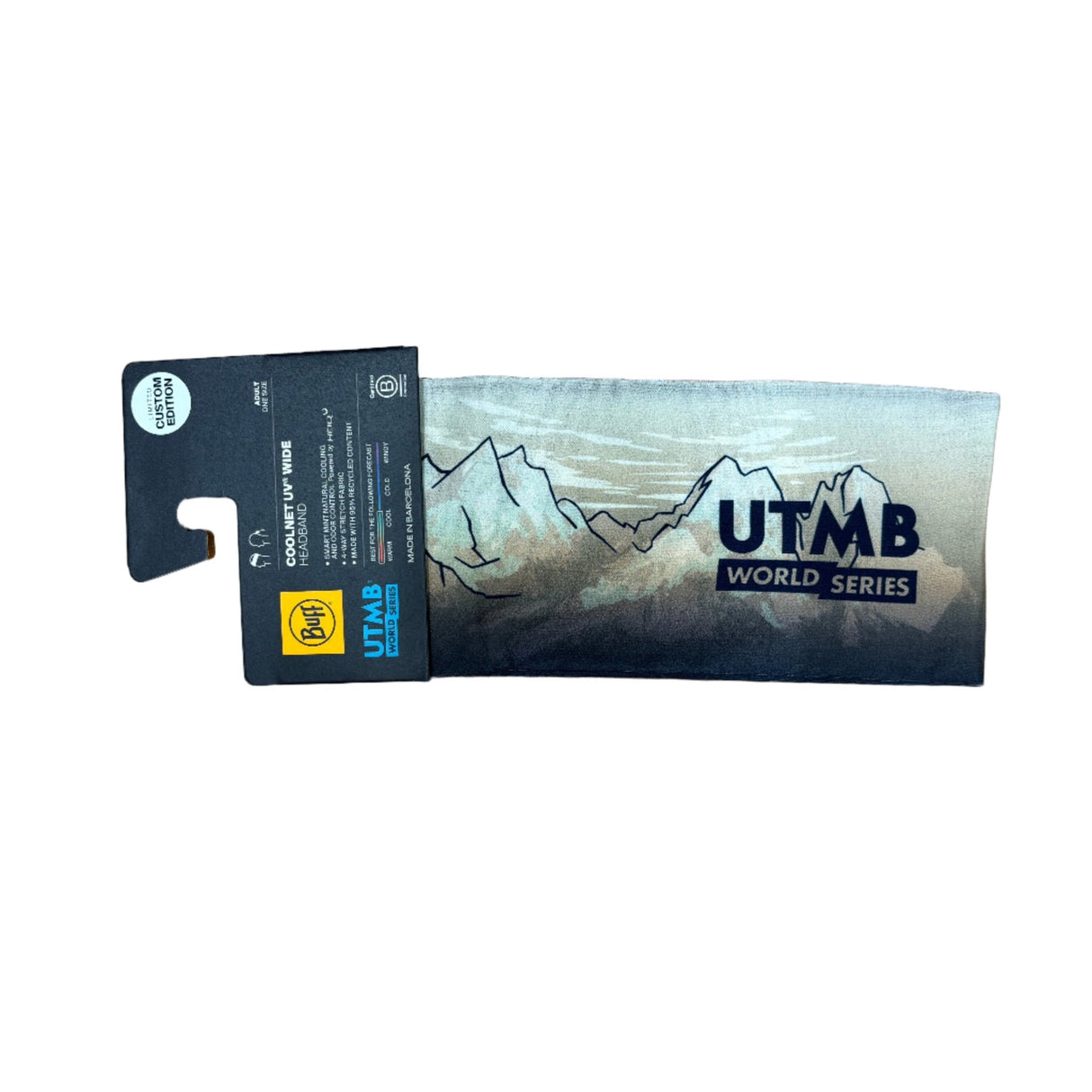 BUFF | Headband | Coolnet UV Wide | UTMB Edition | Trail.nl