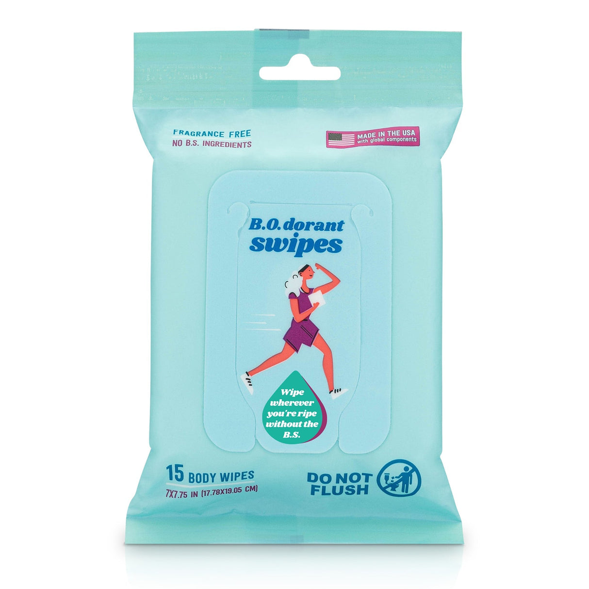 Butt Napkins B.O.dorant Swipes - Trail.nl