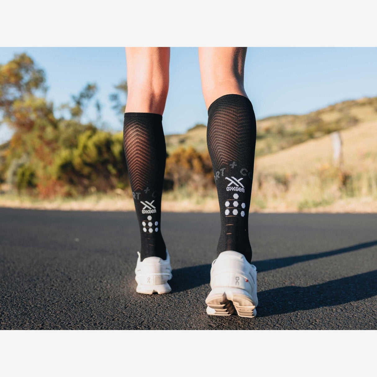 Compressport Full Socks Oxygen | Trail.nl
