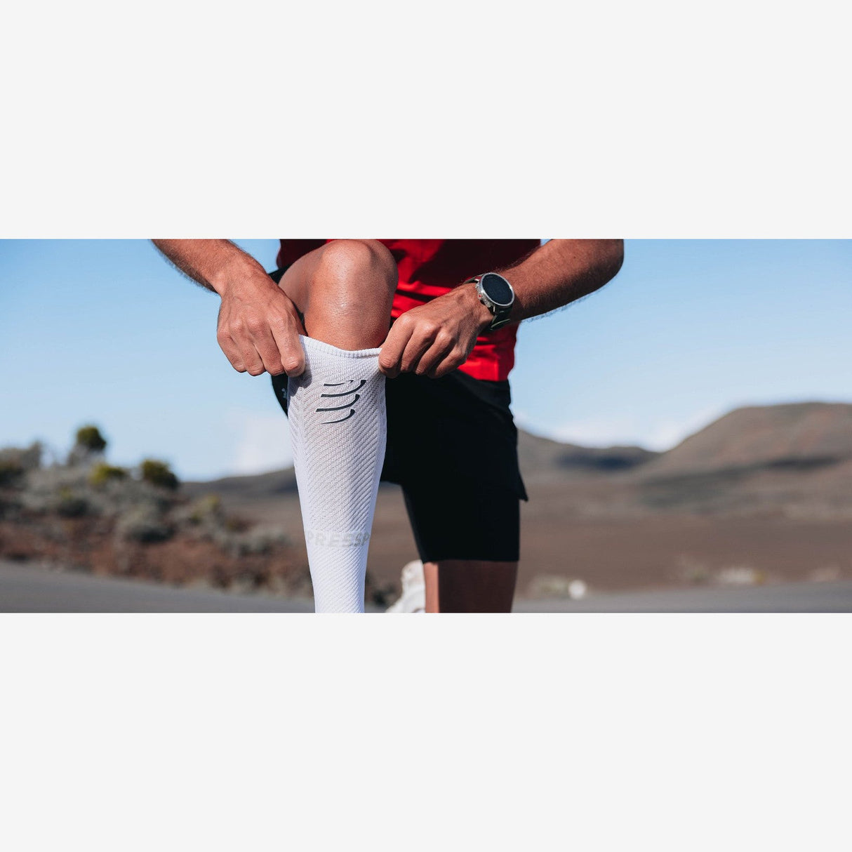 Compressport Full Socks Oxygen | Trail.nl
