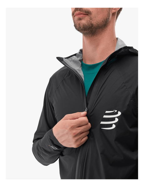 Compressport | Hurricane Waterproof Jacket 10/10 | Regenjas | Heren | 10.000 | 2.5-laags | Trail.nl