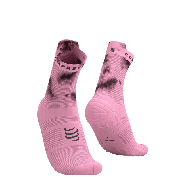 Compressport | Pro Racing Socks Run V4.0 High | Eat My Dust | Trail.nl