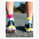 Compressport Pro Racing Socks Run V4.0 Low | Trail.nl
