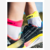 Compressport Pro Racing Socks Run V4.0 Low | Trail.nl