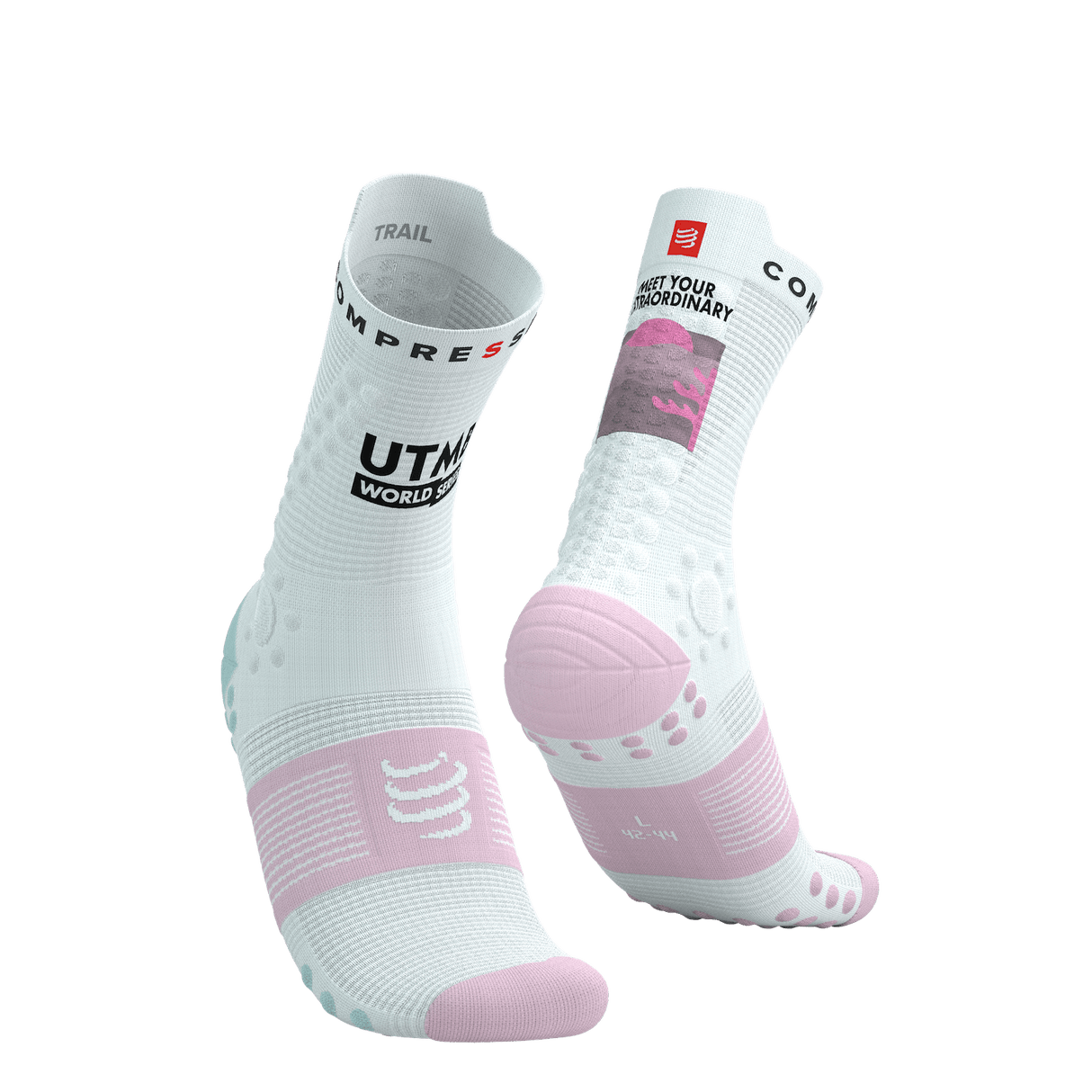 Compressport | Pro Racing Socks Trail V4.0 | UTMB 2025 | Trailrunsokken | Trail.nl