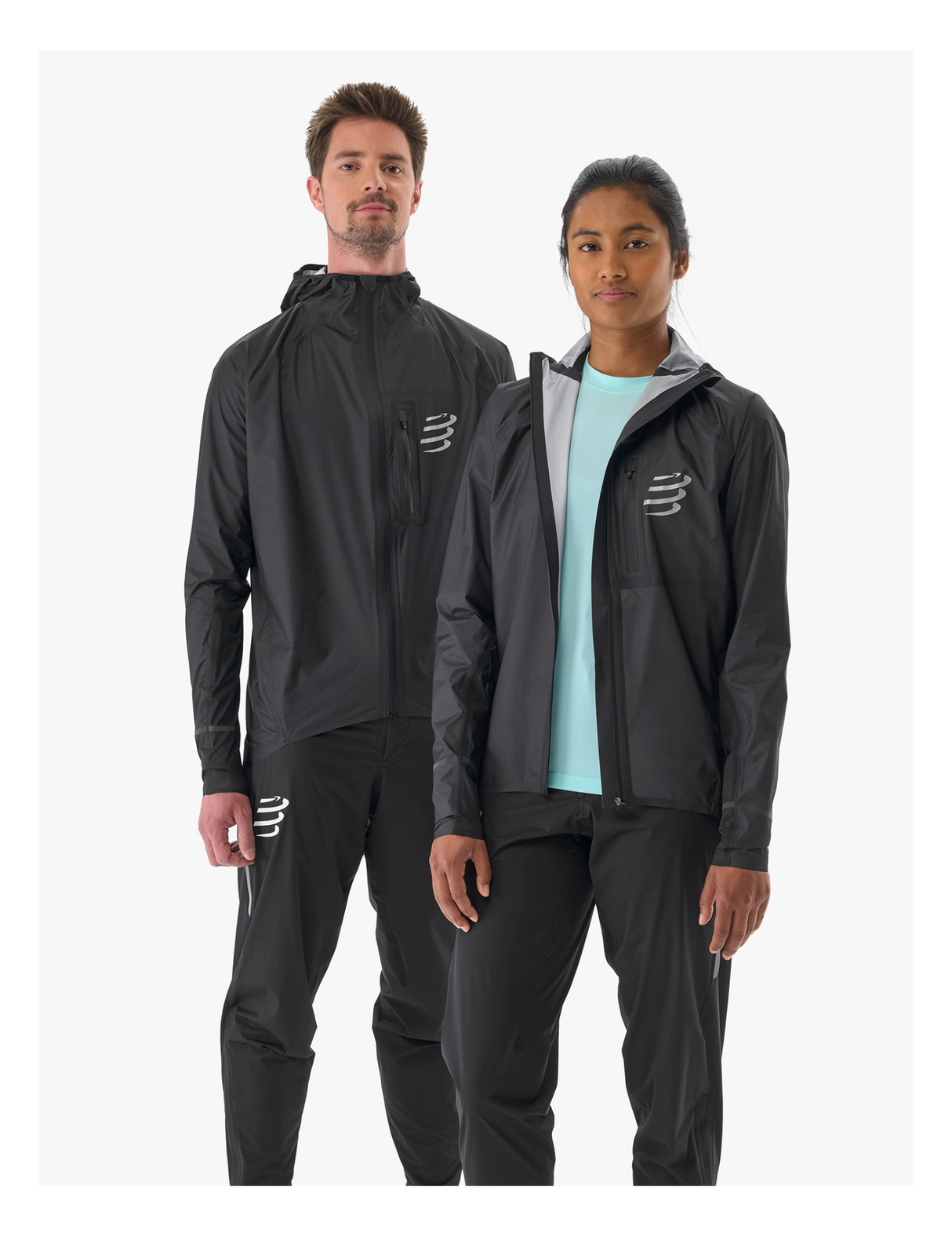 Compressport | Thunderstorm Waterproof 25/75 Jacket | Regenjas | Unisex - Trail.nl