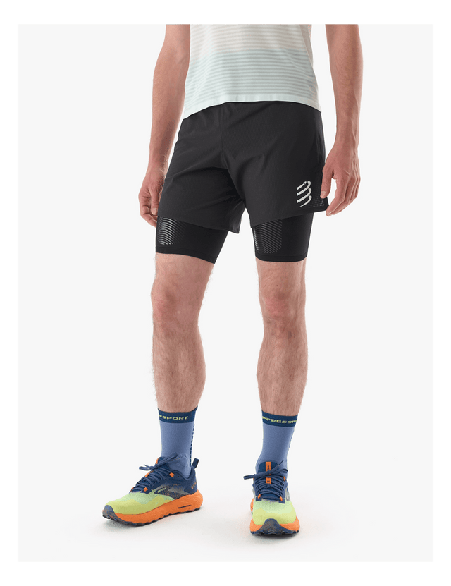 Compressport | Trail Under Control Short | Compressieshort | Heren | Trail.nl