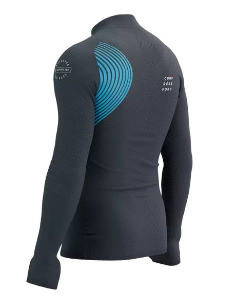 Compressport | Winter Trail Postural LS Top | Longsleeve | Heren | Trail.nl