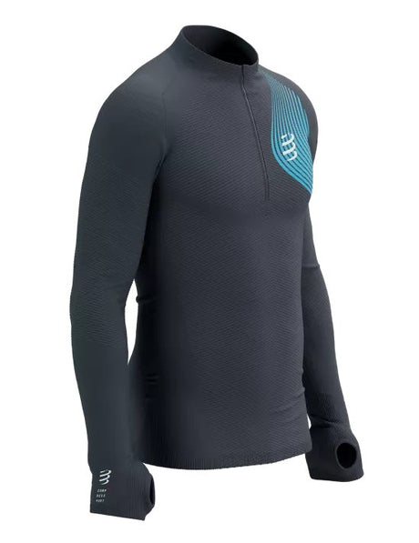 Compressport | Winter Trail Postural LS Top | Longsleeve | Heren | Trail.nl