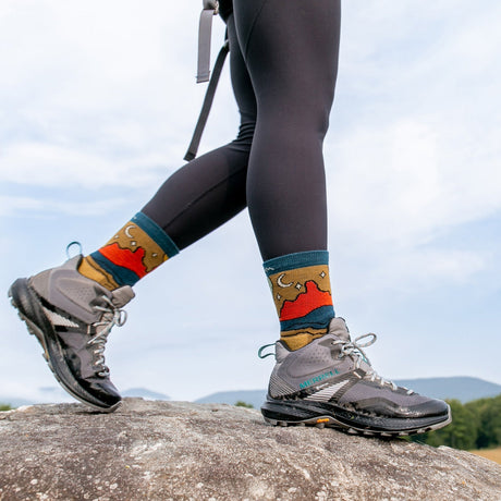 Darn Tough | Celeste | Micro Crew | Midweight | Cushion | Dames | Wandelsokken | Trail.nl