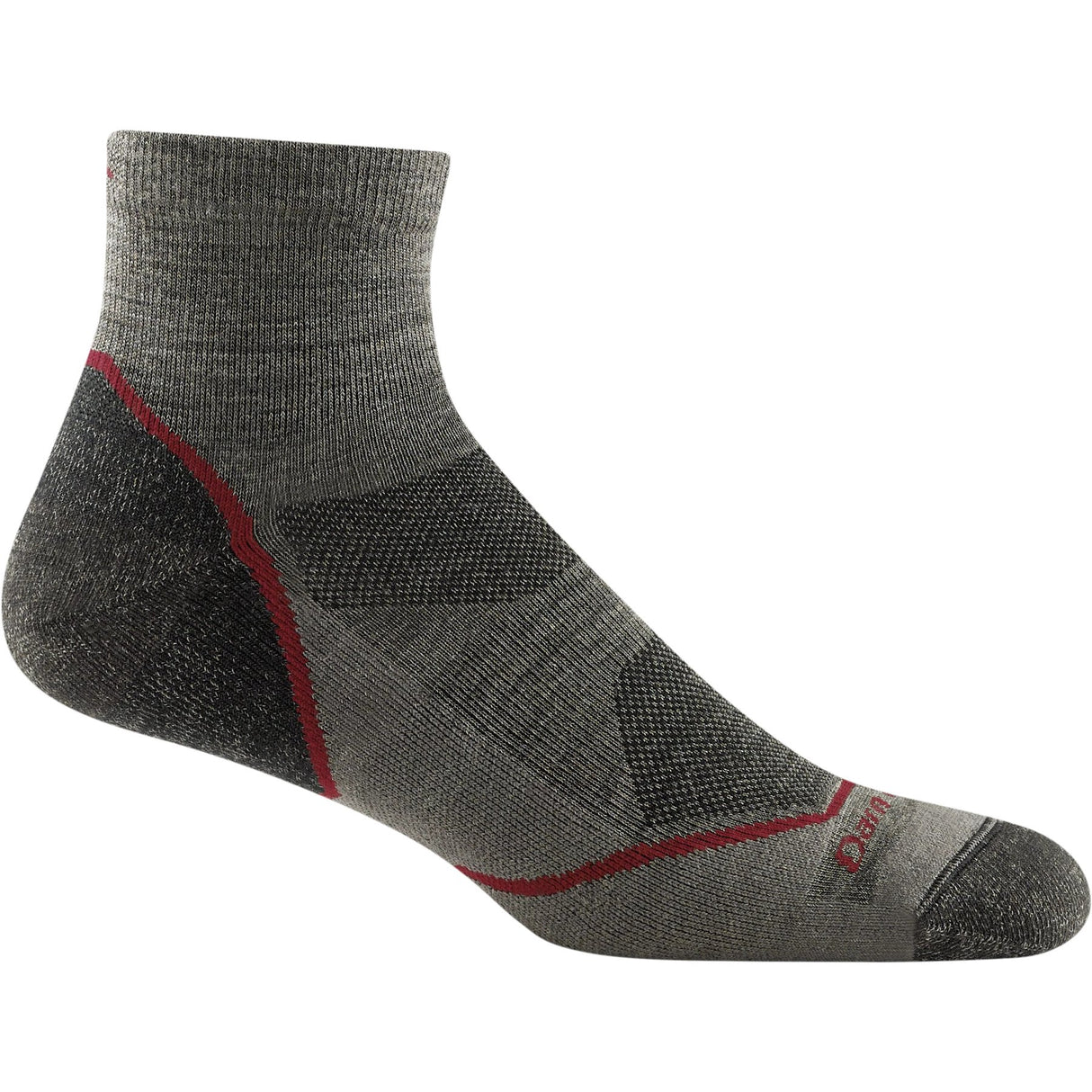 Darn Tough | Light Hiker | 1/4 Sock | Lightweight | Cushion | Heren | Wandelsokken | Trail.nl