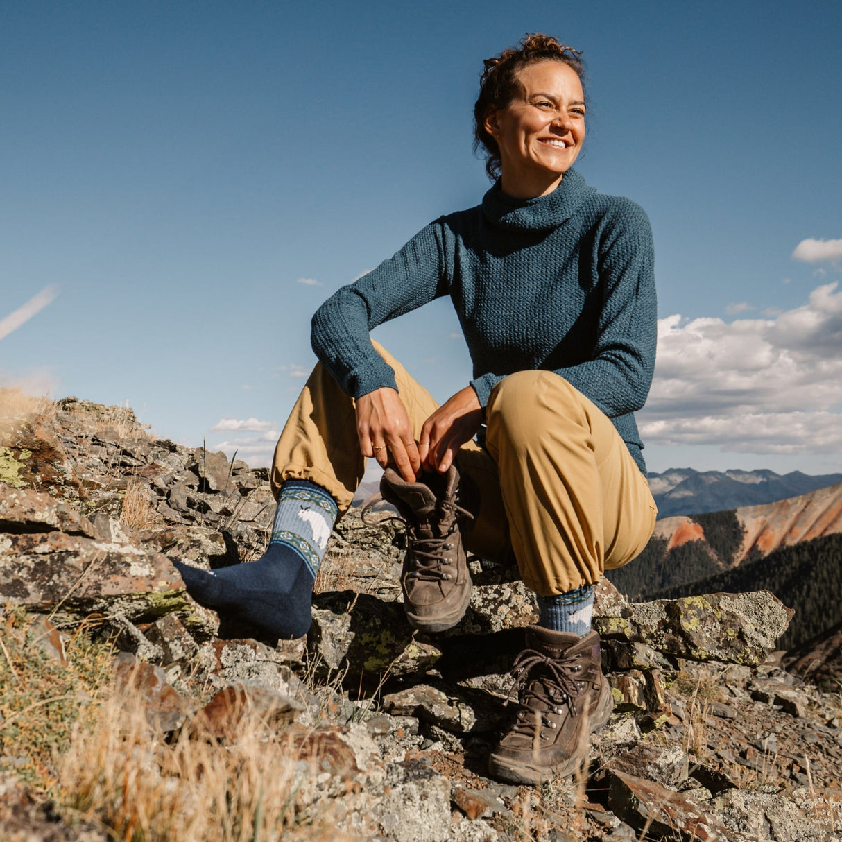 Darn Tough | Vanna Grizzle | Boot | Midweight | Cushion | Wandelsokken | Dames | Trail.nl