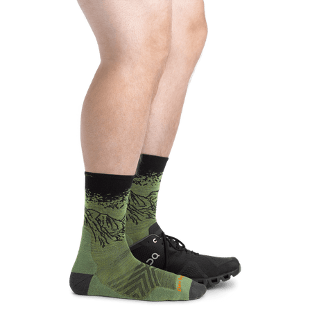 Darn Tough | Vert | Micro Crew | Ultra-Lightweight | Cushion | Heren | Trailrunningsokken | Trail.nl