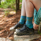 Darn Tough | Wandering Stripe | Micro Crew | Lightweight | Cushion | Wandelsokken | Dames | Trail.nl