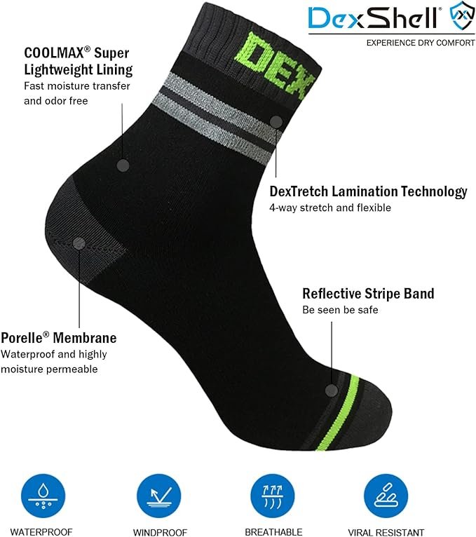 DexShell | Pro Visibility Socks | Waterdichte Sokken | Trail.nl