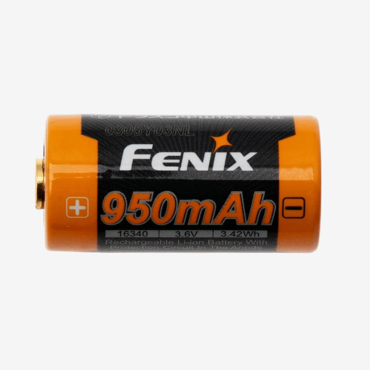 Fenix 16340 Accu 0.95 Ah - Trail.nl