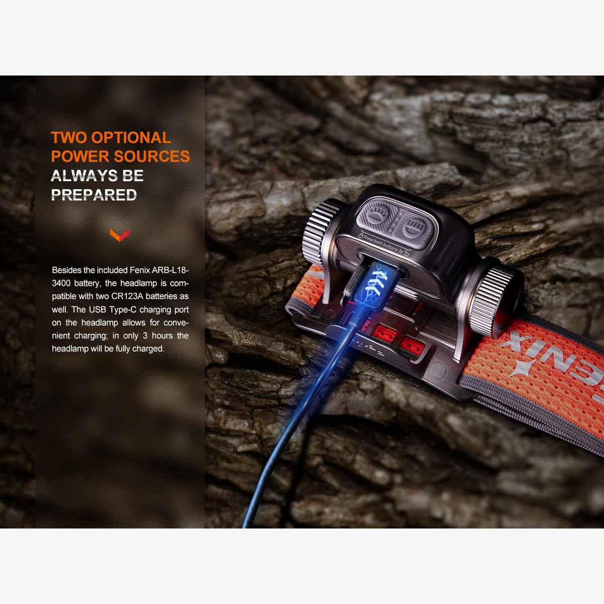 Fenix HM65R-T V2.0 (1600 lumen) | Trail.nl