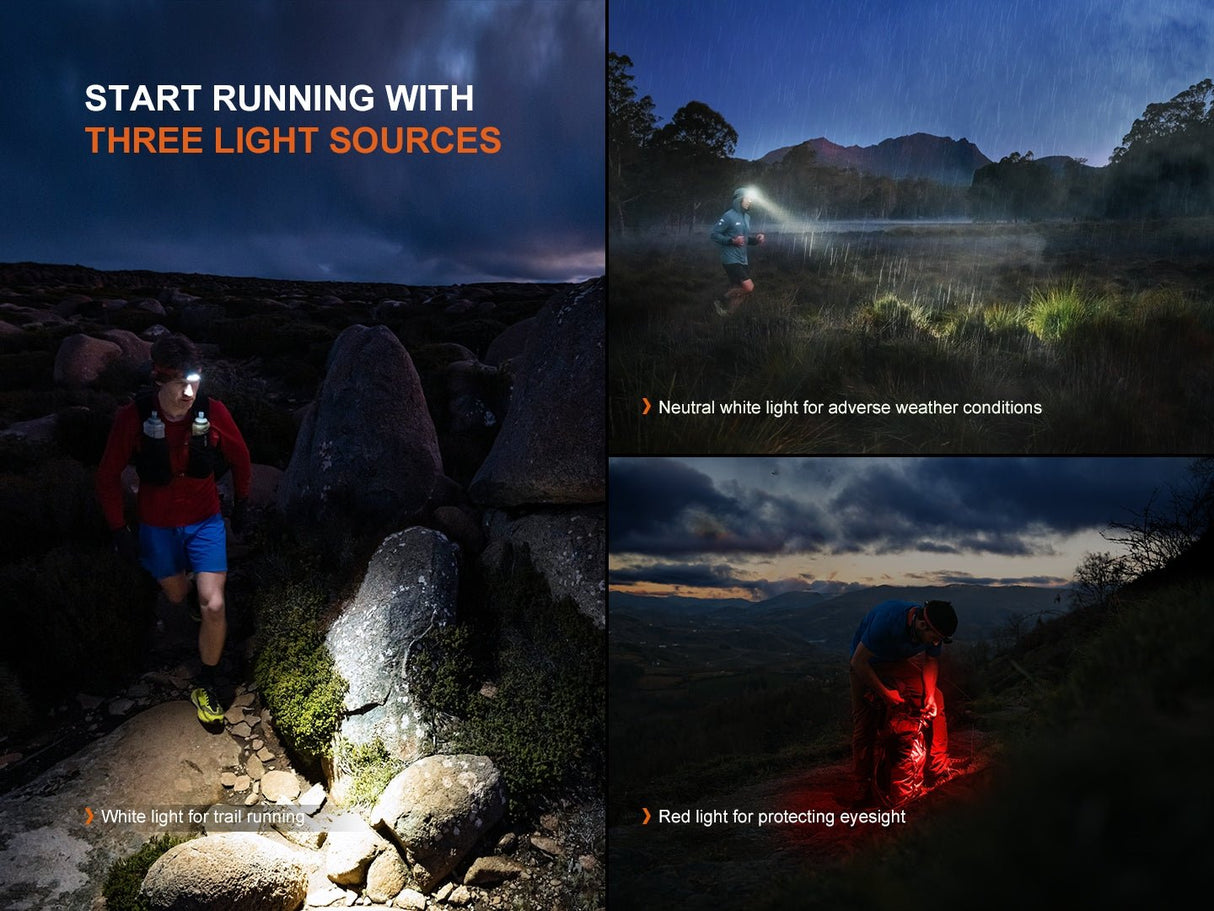 Fenix | HP12R-T | Oplaadbare Hoofdlamp | 1300 Lumen | Trail.nl