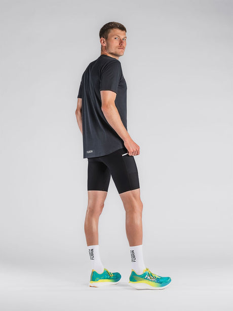 Fusion | C3 Short Tights Advanced | Heren | Black (SALE) - Trail.nl