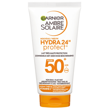 Garnier Ambre Solaire | Hydra 24H | Zonnebrandcreme SPF 50 | 50 ML | Trail.nl