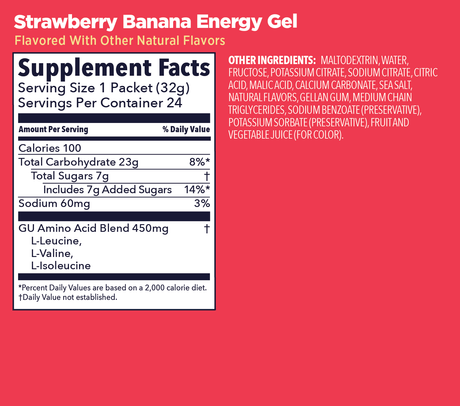 GU | Original Energy | Energy Gel | 23 Gram Carbs - Trail.nl