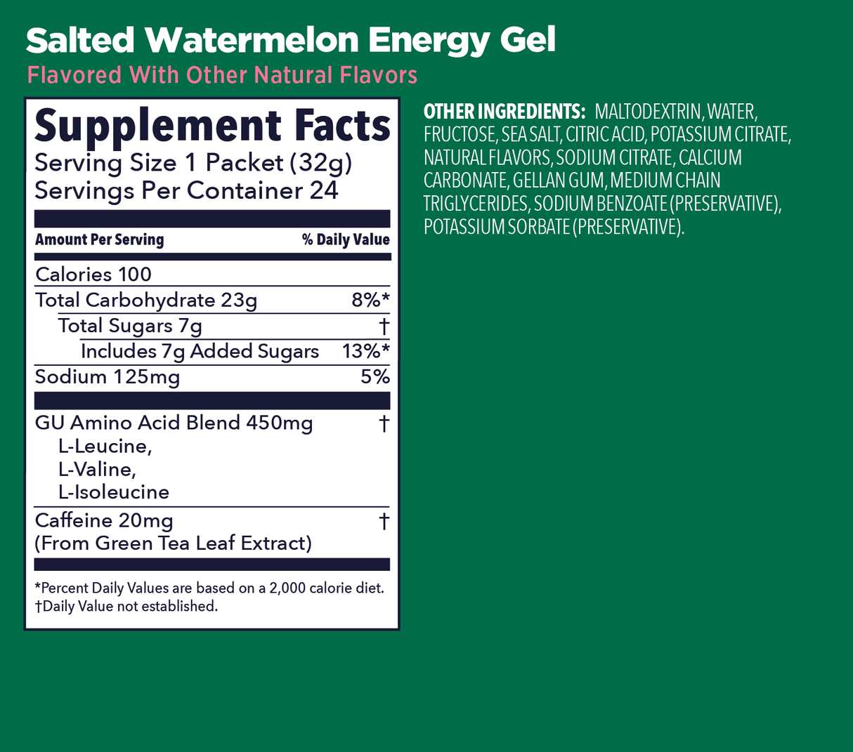 GU | Original Energy | Energy Gel + Caffeine | 23 Gram Carbs - Trail.nl