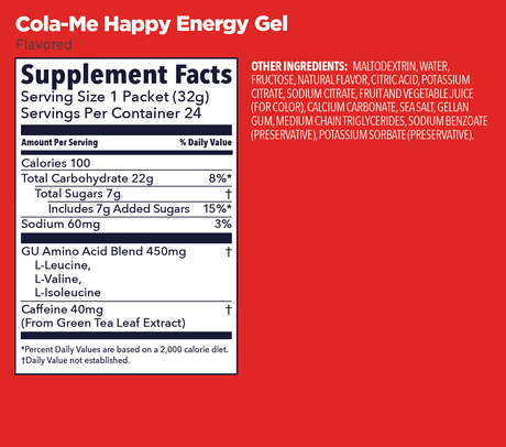 GU | Original Energy | Energy Gel + Caffeine | 23 Gram Carbs - Trail.nl
