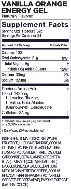 GU | Roctane Energy | Energy Gel + Caffeine | 21 Gram Carbs - Trail.nl