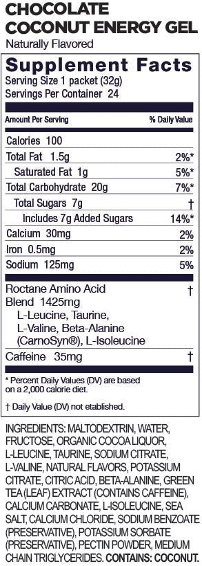 GU | Roctane Energy | Energy Gel + Caffeine | 21 Gram Carbs - Trail.nl
