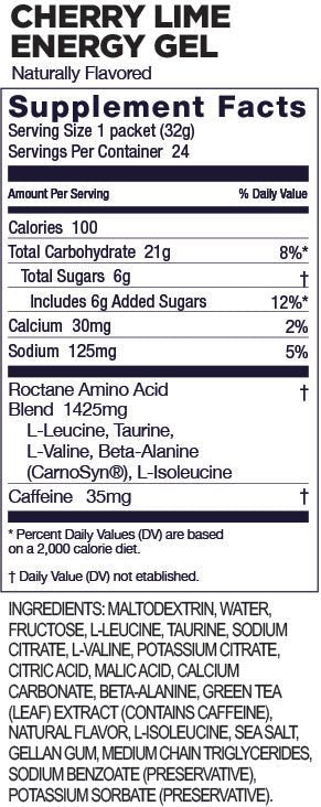 GU | Roctane Energy | Energy Gel + Caffeine | 21 Gram Carbs - Trail.nl