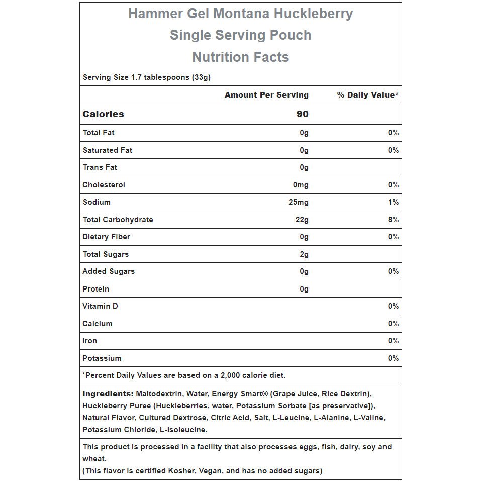 Hammer Nutrition | Rapid Energy Fuel (22g Carbs) | Trail.nl