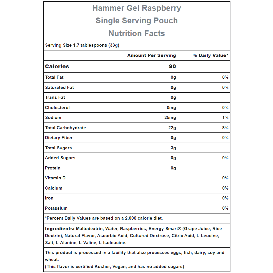 Hammer Nutrition | Rapid Energy Fuel (22g Carbs) - Trail.nl