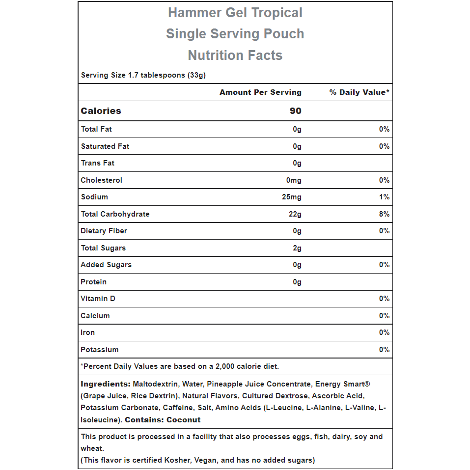 Hammer Nutrition | Rapid Energy Fuel (22g Carbs) - Trail.nl