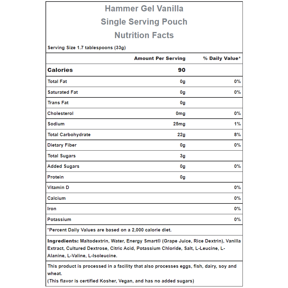 Hammer Nutrition | Rapid Energy Fuel (22g Carbs) | Trail.nl